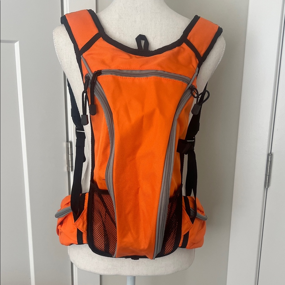 Heavy Duty Orange Backpack - NEW Never Used